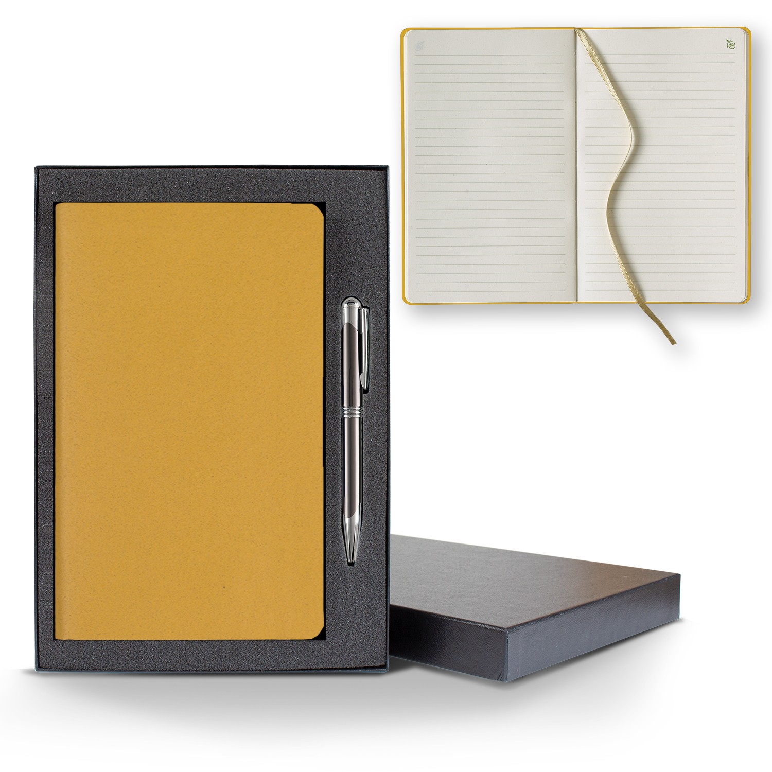 Picture of ApPeel Slim Medio Lined Apple Page Journal Gift Set