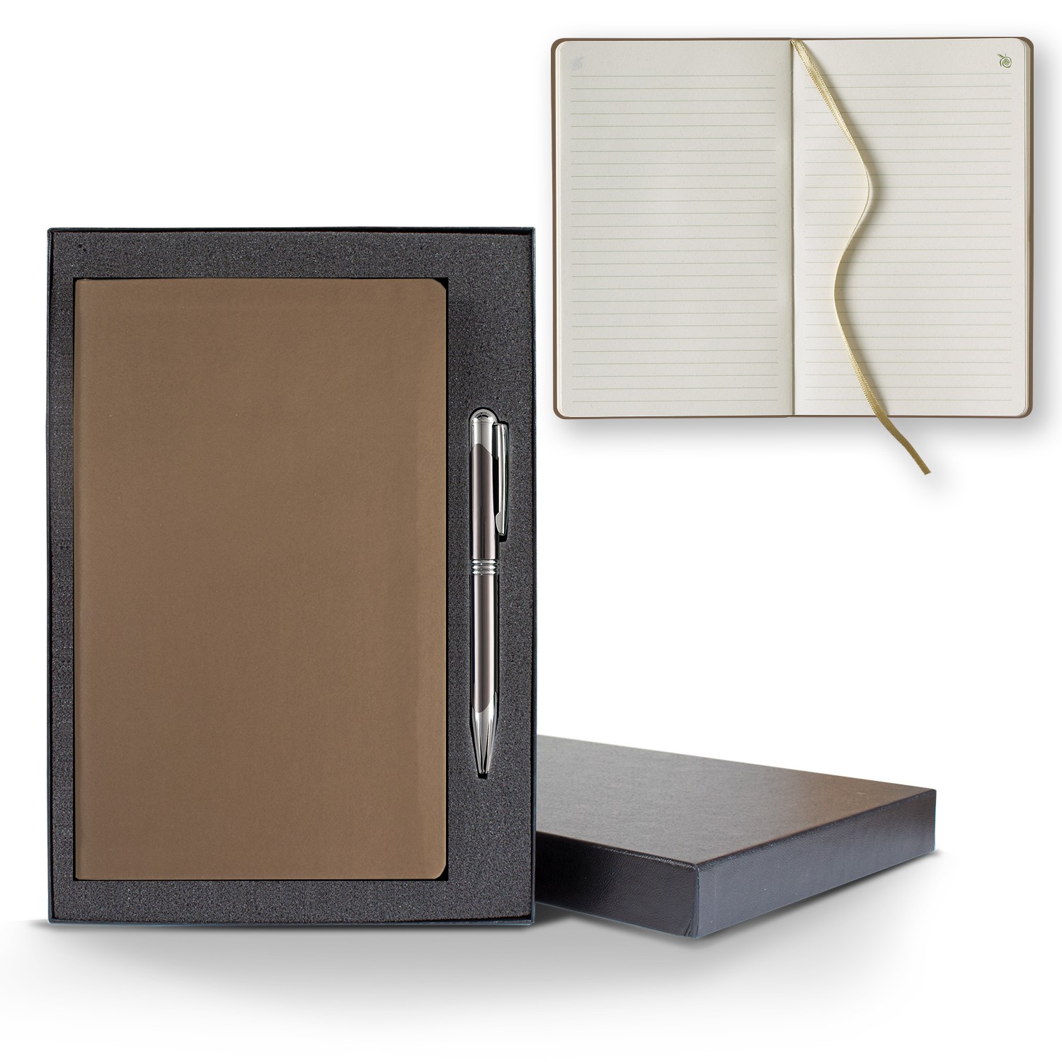 Picture of ApPeel Slim Medio Lined Apple Page Journal Gift Set