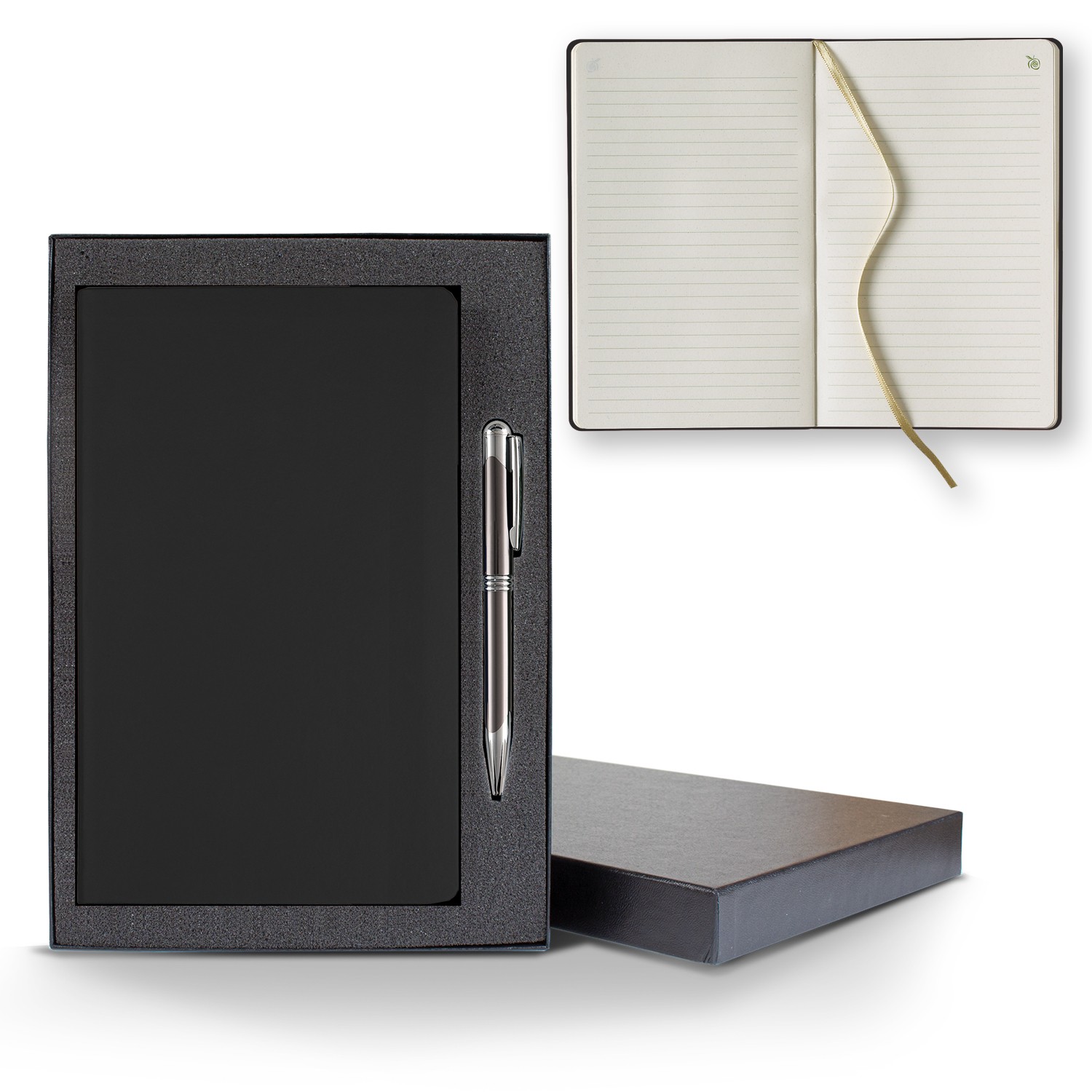 Picture of ApPeel Slim Medio Lined Apple Page Journal Gift Set