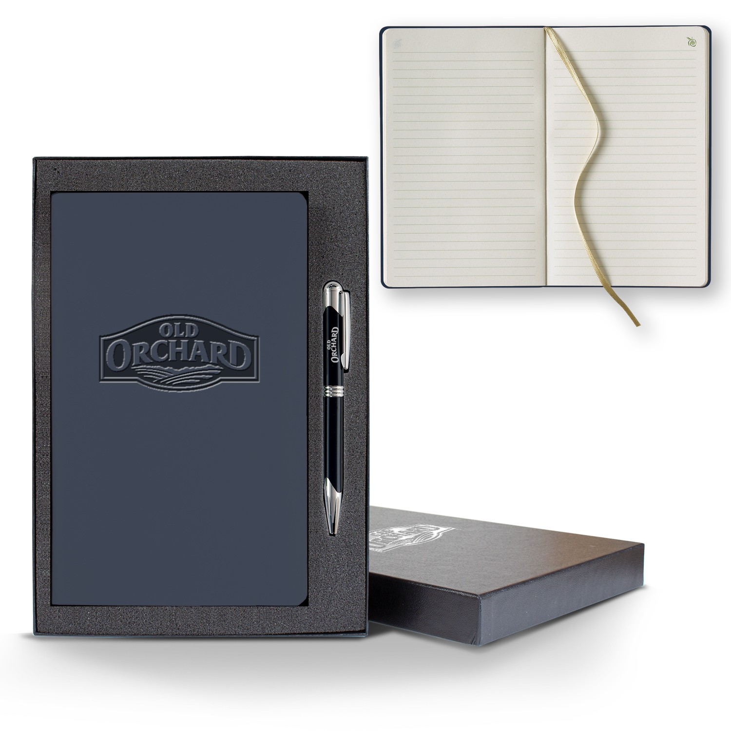 Picture of ApPeel Slim Medio Lined Apple Page Journal Gift Set