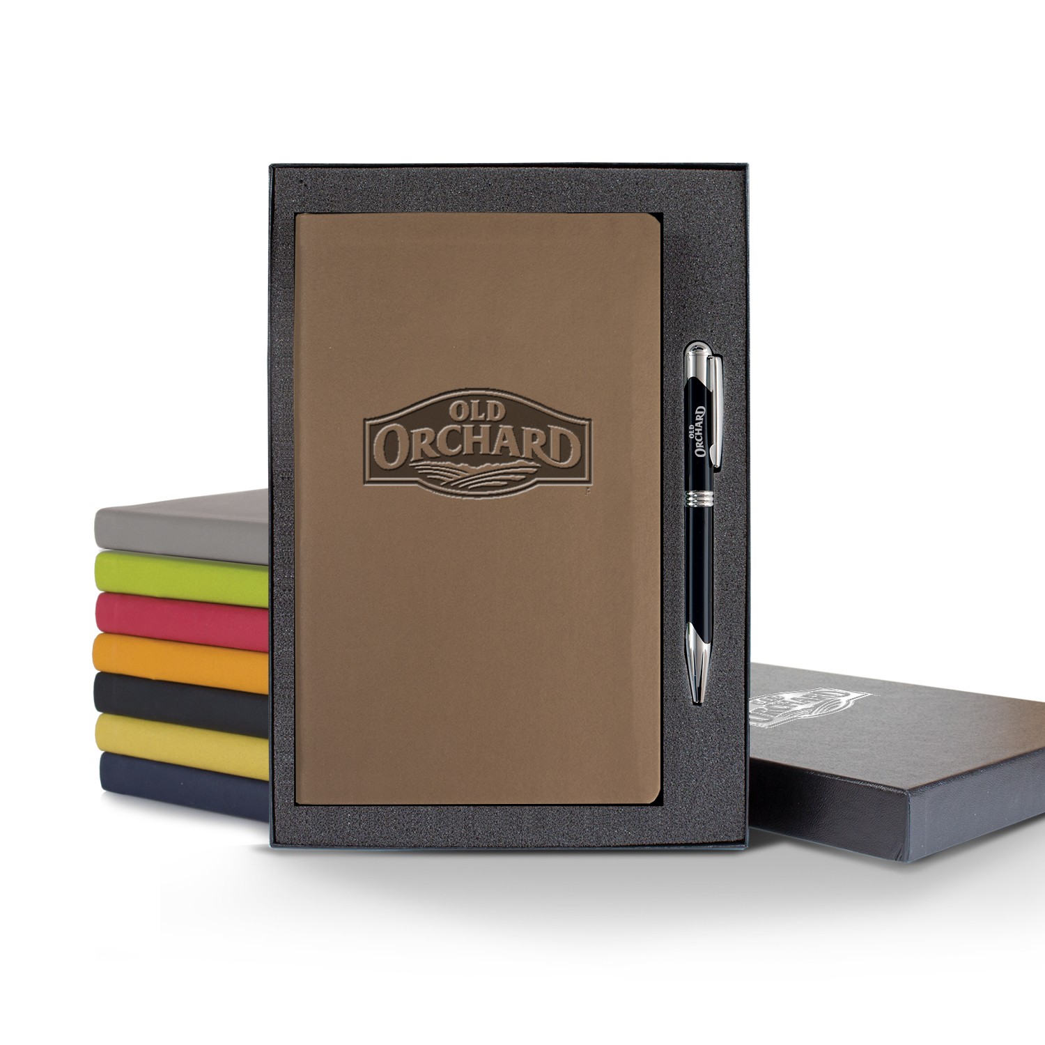 Picture of ApPeel Slim Medio Lined Apple Page Journal Gift Set