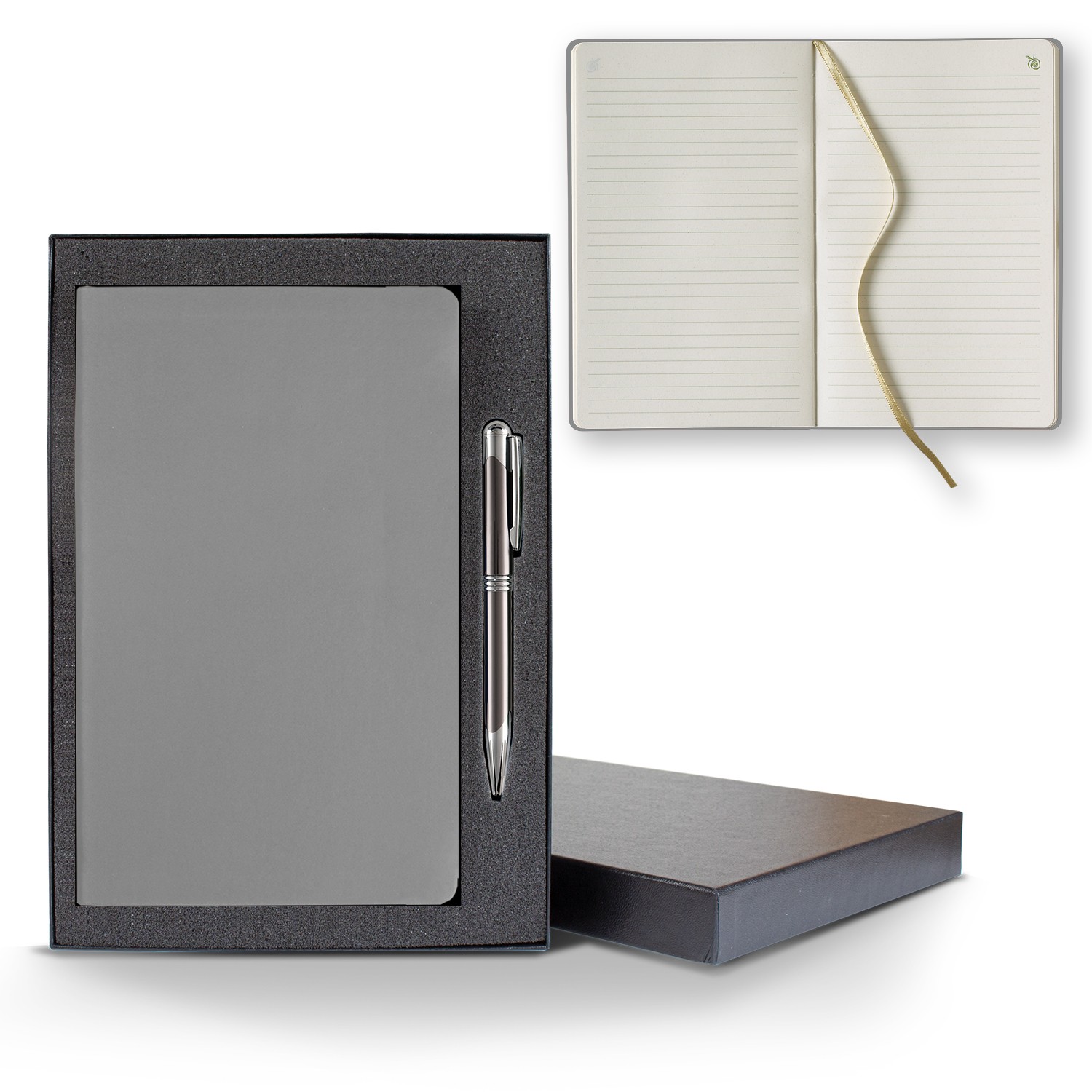 Picture of ApPeel Slim Medio Lined Apple Page Journal Gift Set