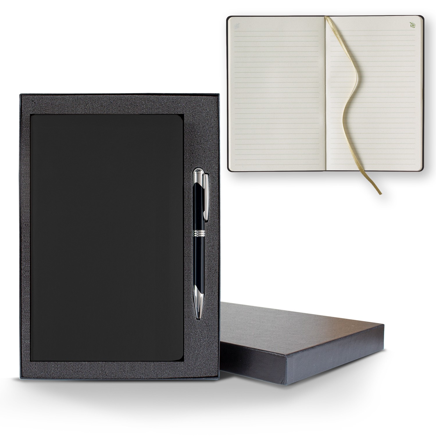Picture of ApPeel Slim Medio Lined Apple Page Journal Gift Set