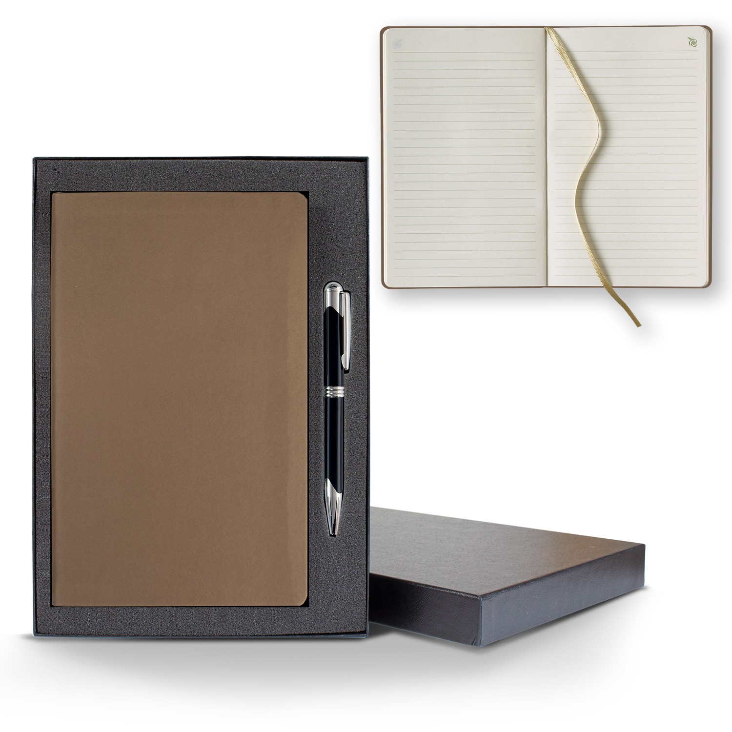 Picture of ApPeel Slim Medio Lined Apple Page Journal Gift Set