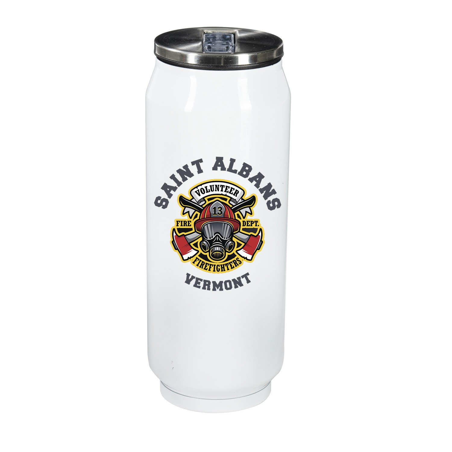 Picture of 17 oz Vacuum Can with Straw