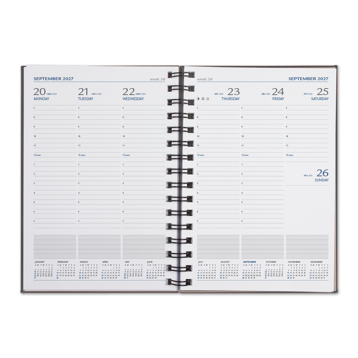 Picture of Castelli WireO Tucson Medio White Weekly Diary