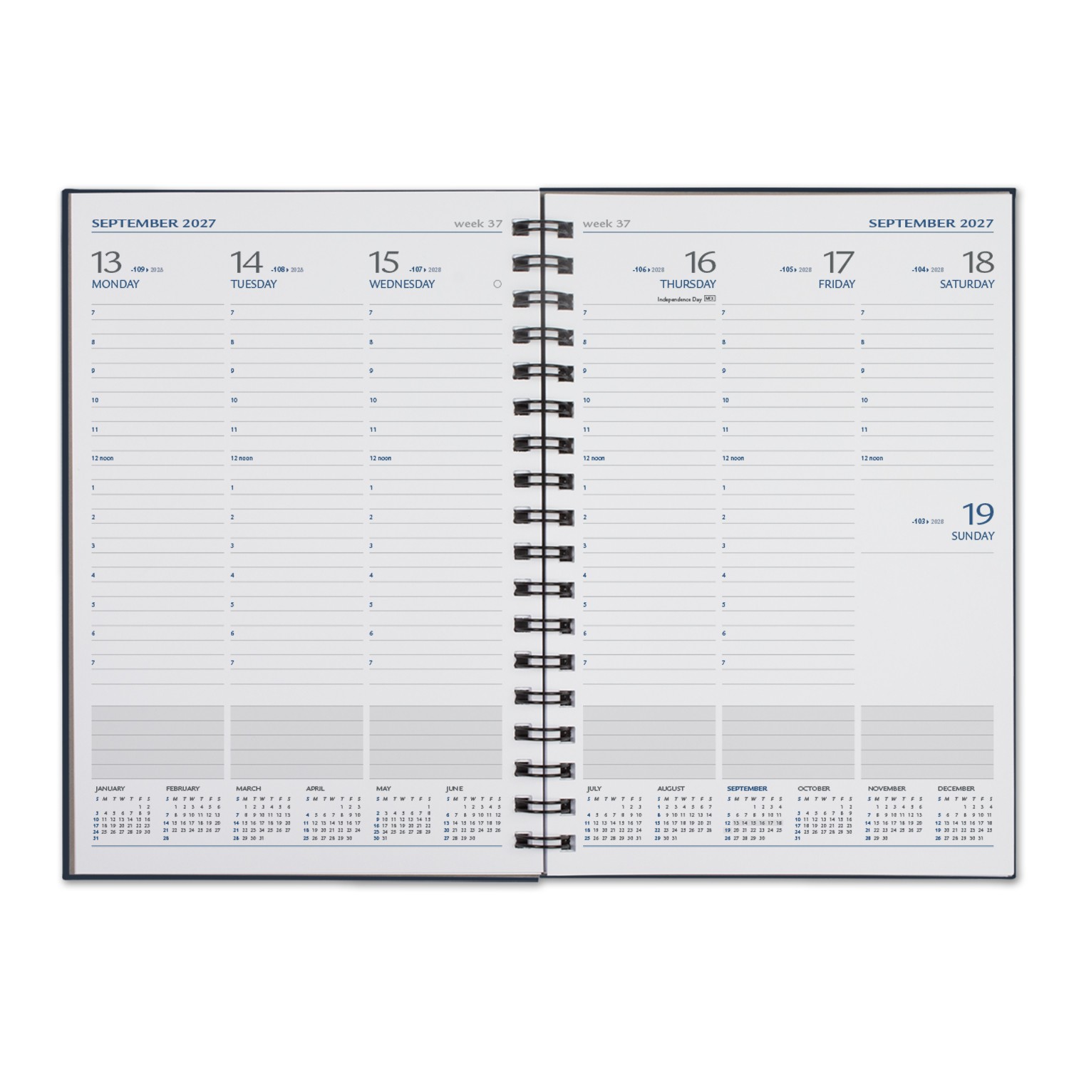 Picture of Castelli WireO Tucson Grande White Weekly Diary