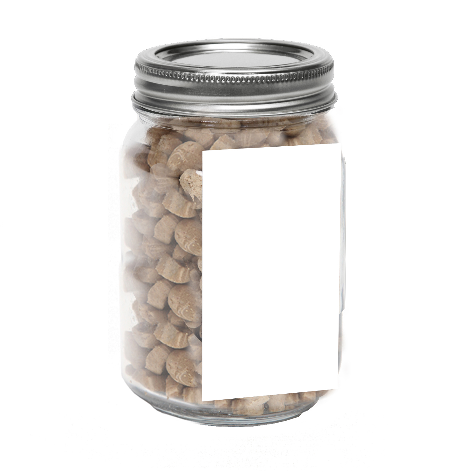 Picture of Pint Jar with Rectangle Magnet Pet Fill