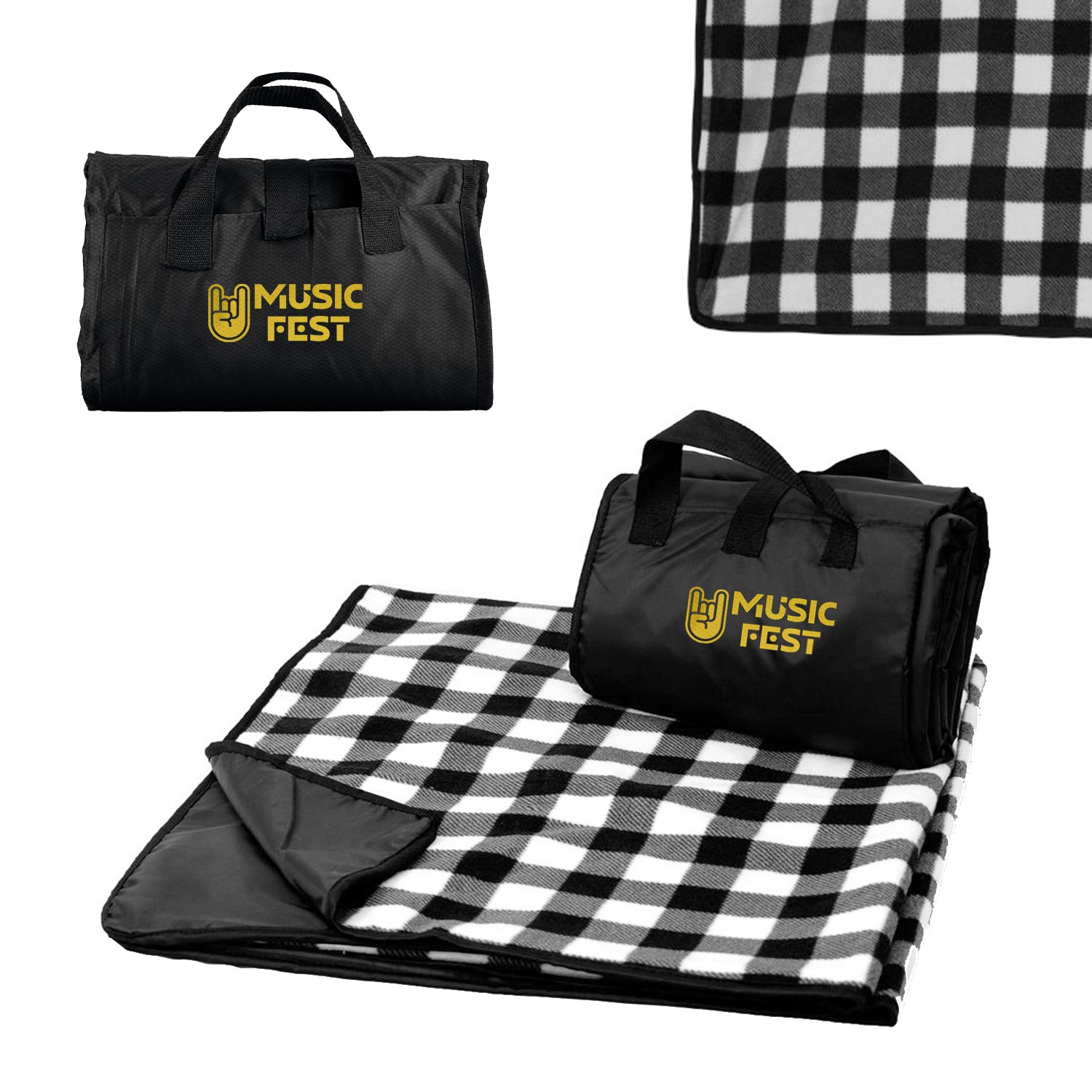 Picture of Fleece / Nylon Picnic Blanket