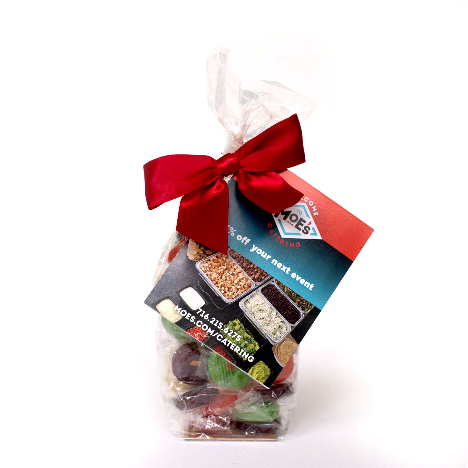 Picture of Gift Bag with Printed Card & Rectangle Magnet Premium Fill