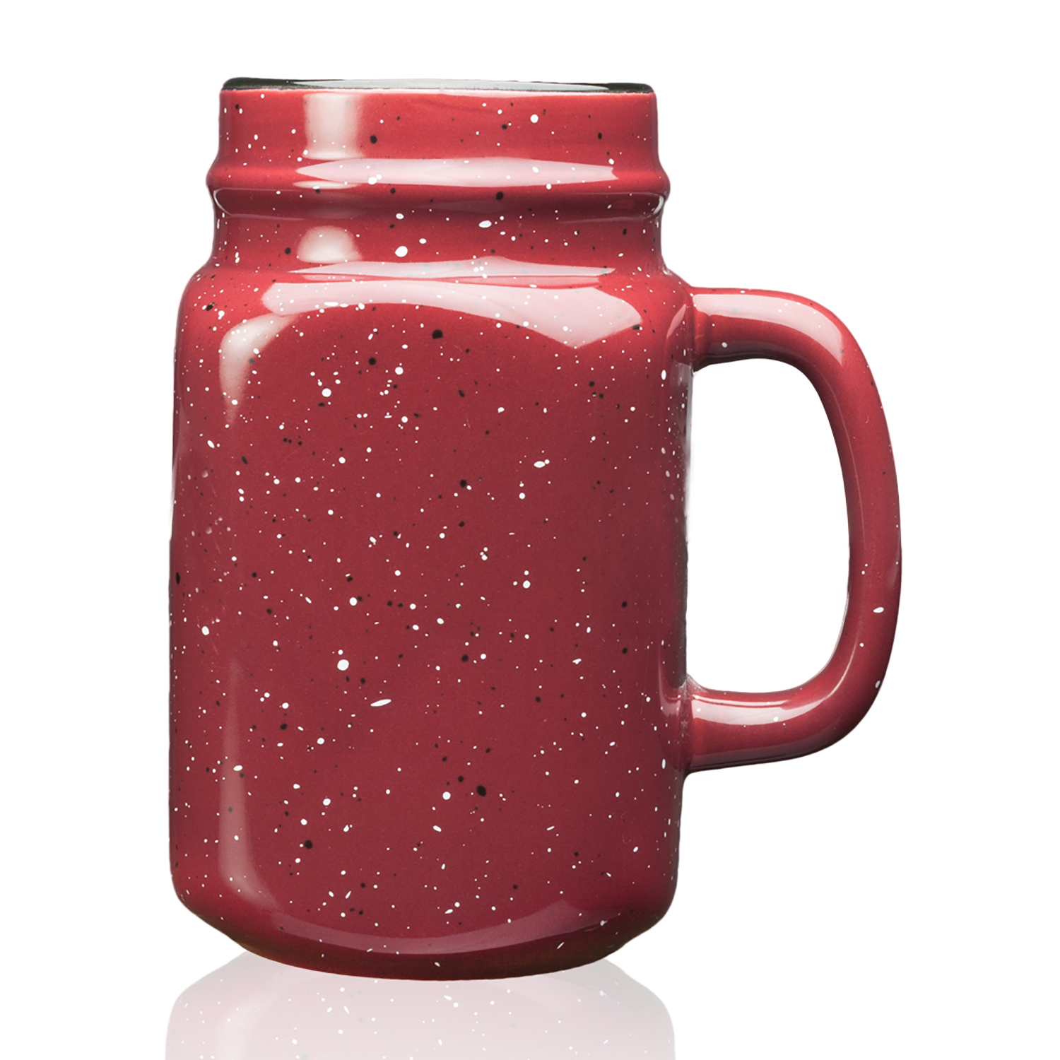 Picture of 16 oz. Savannah Speckle Ceramic Mason Jars