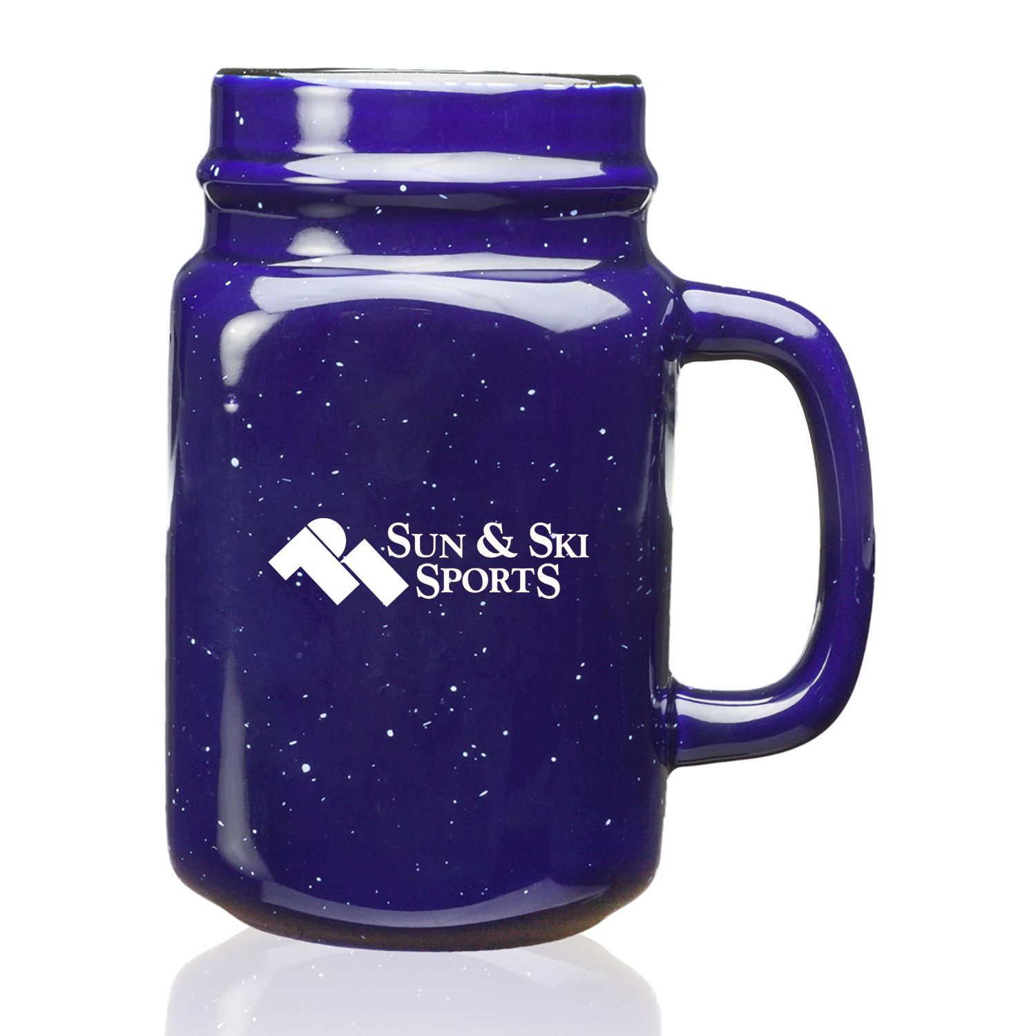 Picture of 16 oz. Savannah Speckle Ceramic Mason Jars