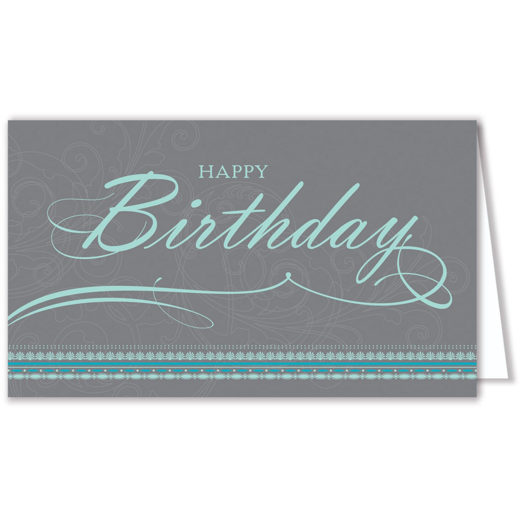 Picture of Geo Border Birthday Card