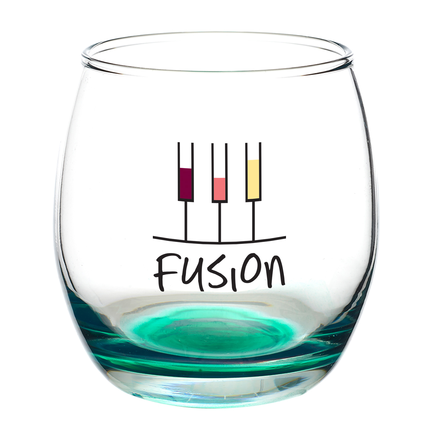 Picture of 11.5 oz. Mikonos Stemless Wine Glasses