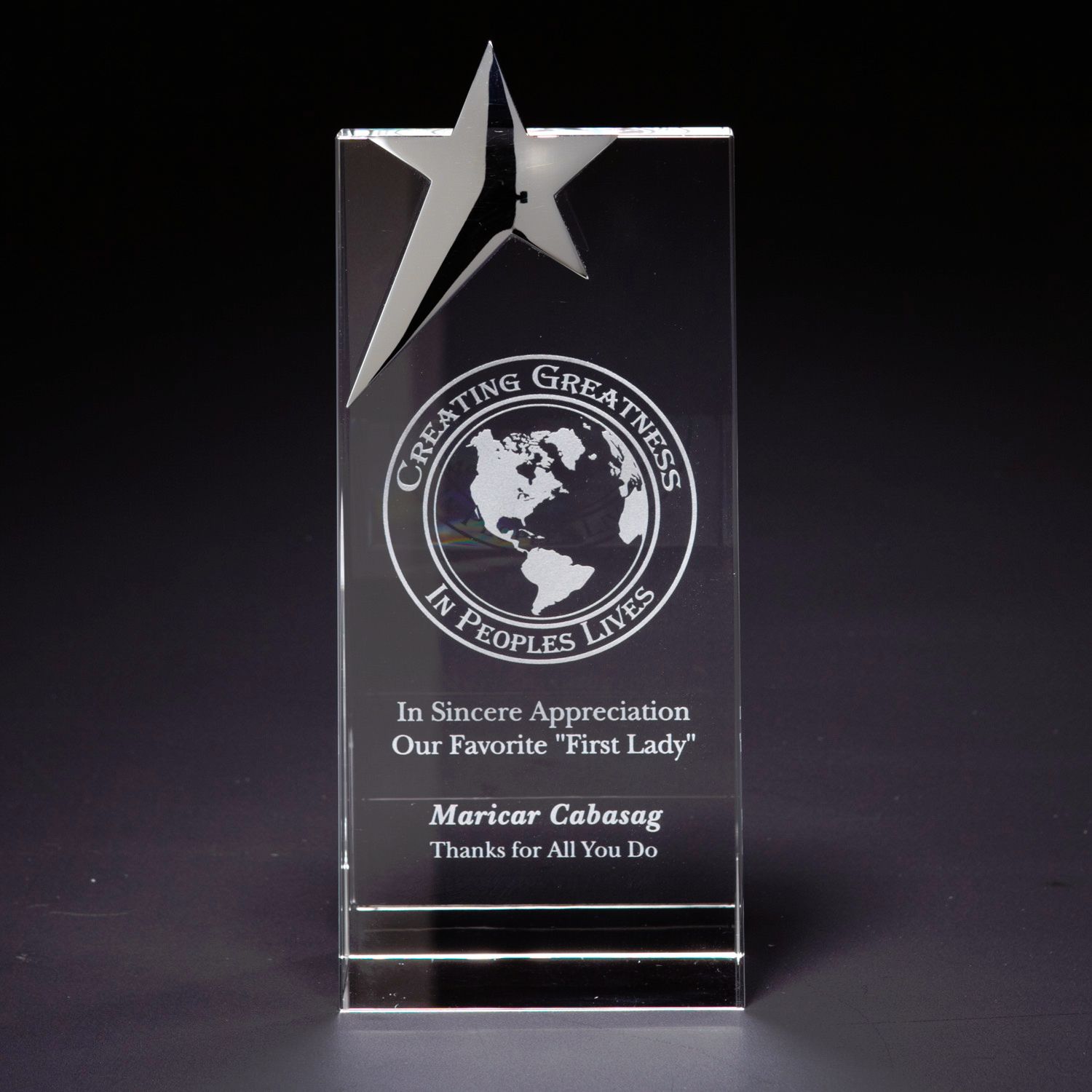 Picture of Skyward Star Large Optically Perfect Award