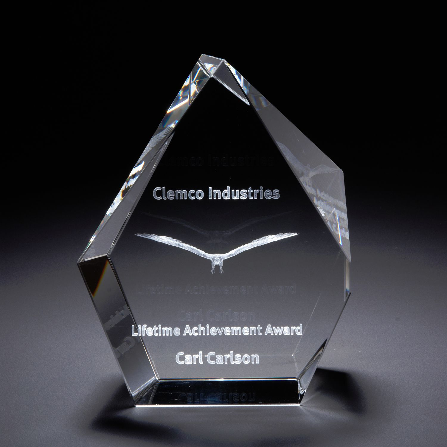 Picture of 3D Crystal Maximo Large Award