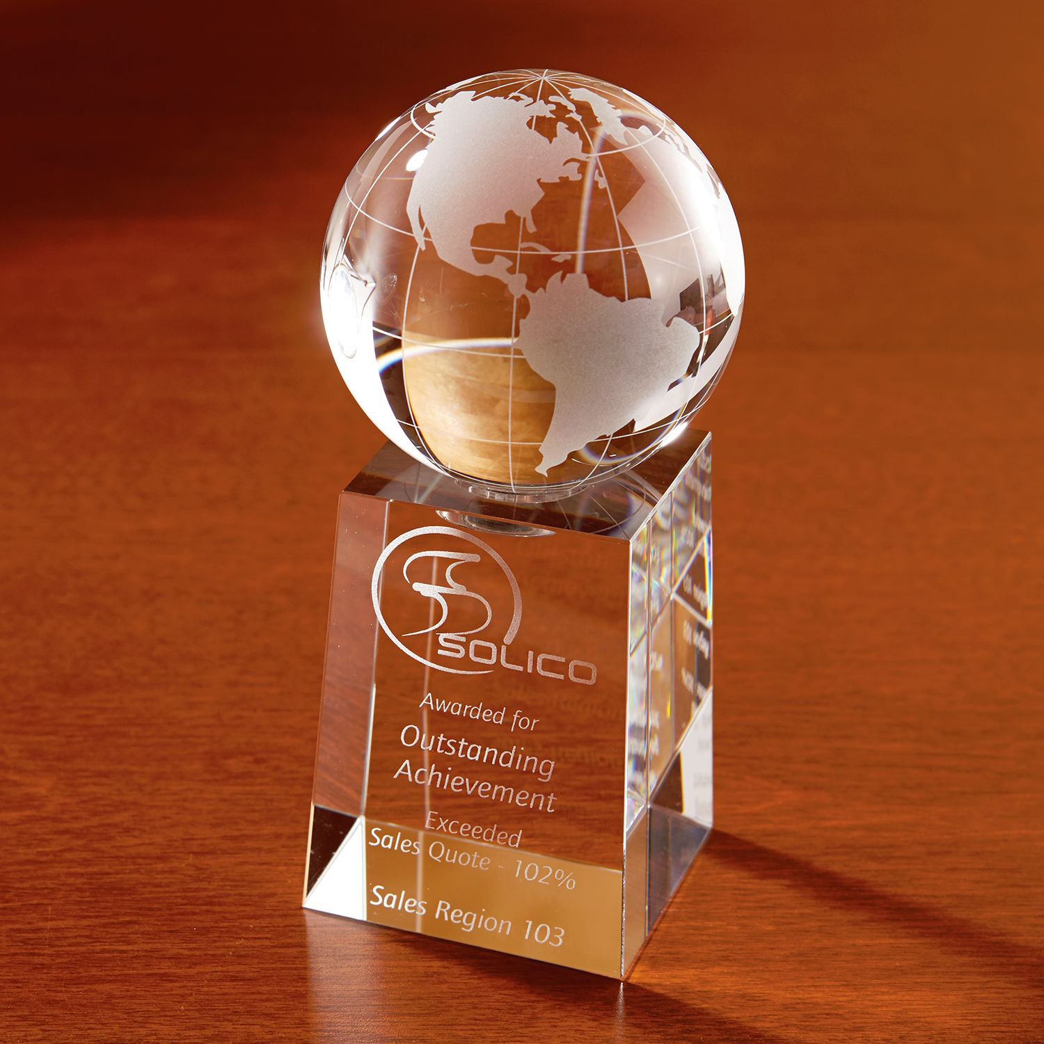 Picture of Explorer Globe Optically Perfect Award
