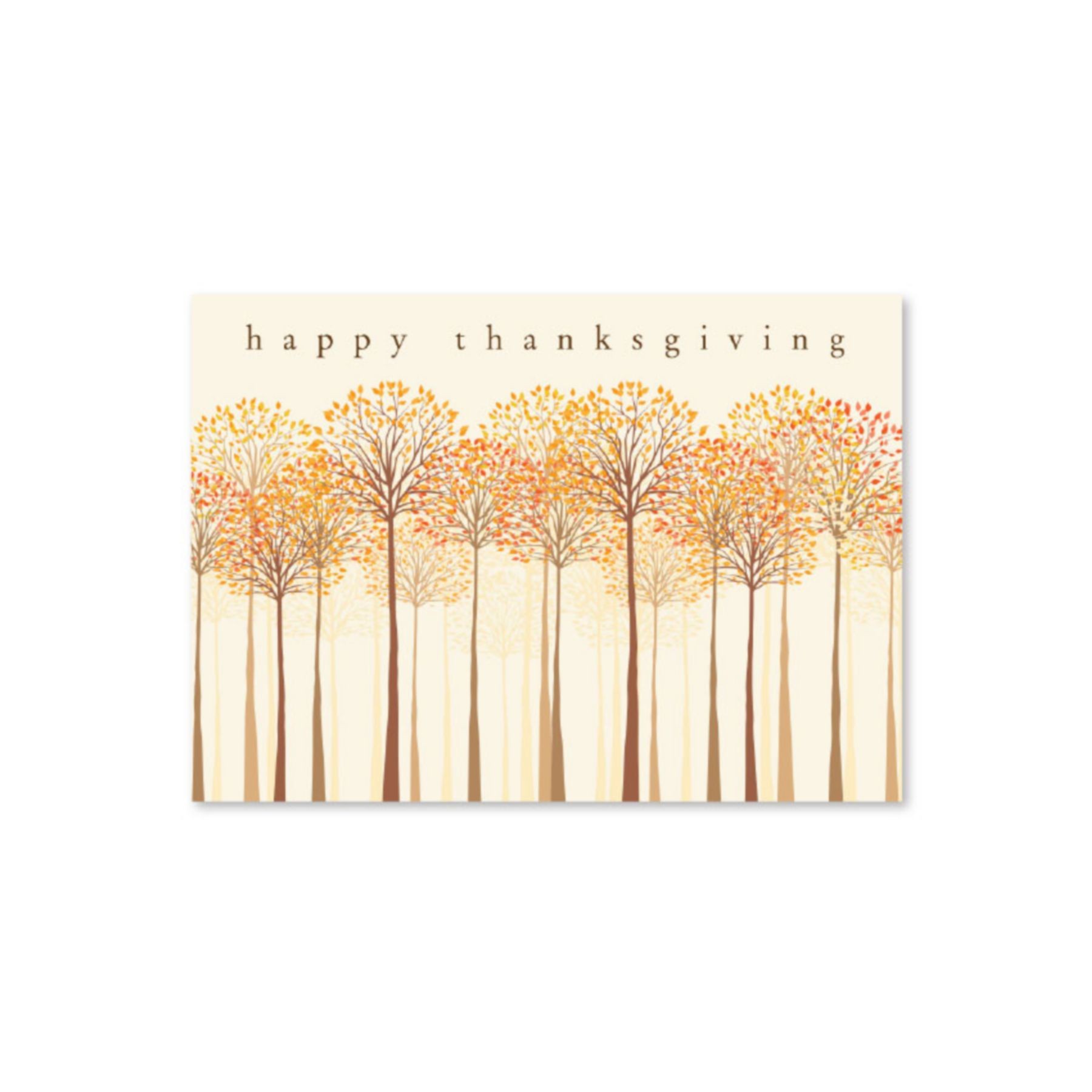 Picture of Thankful Trees Thanksgiving Card