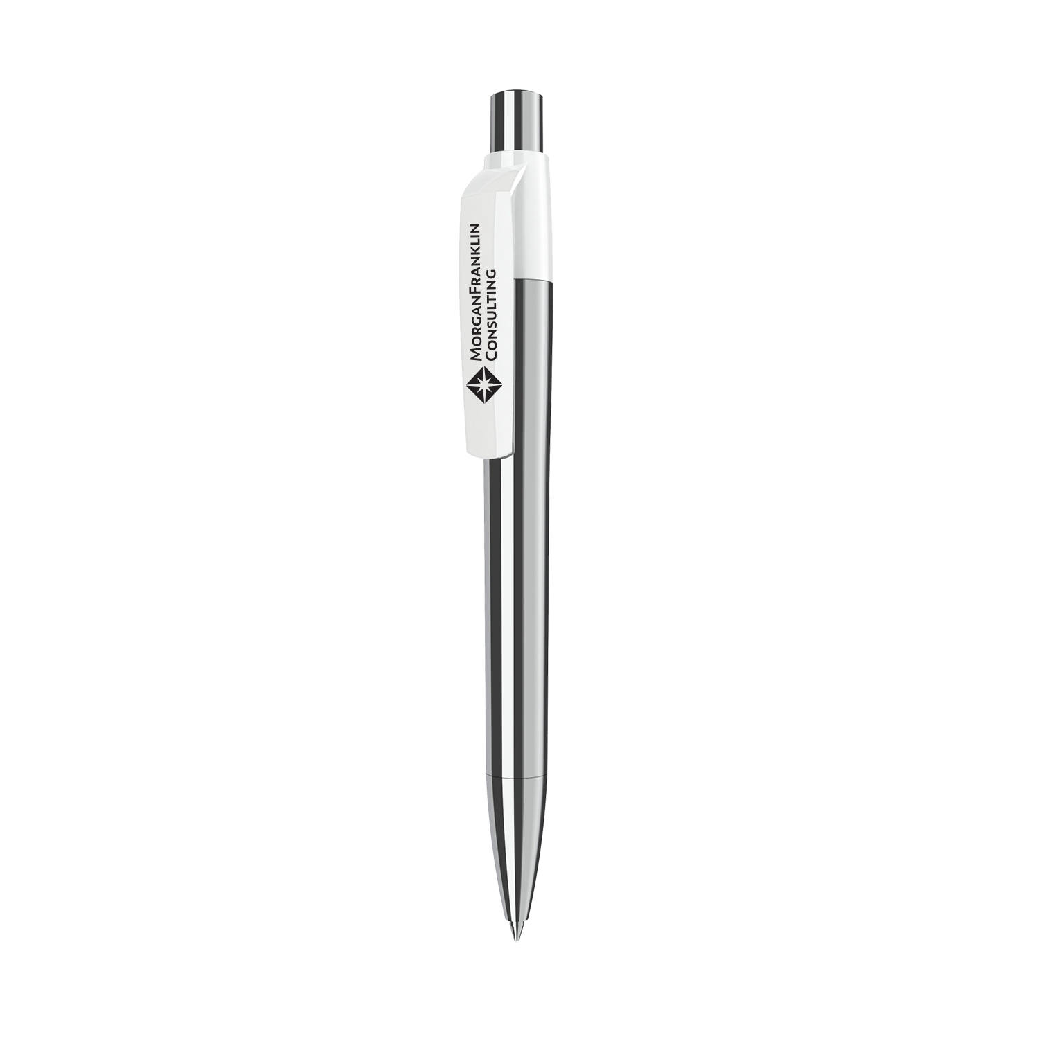 Picture of Maxema Mood Metal Chrome Pen Blue Ink