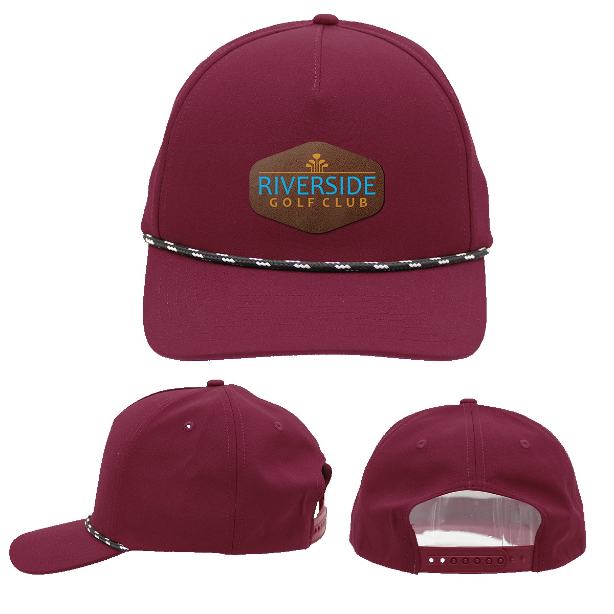 Picture of Performance Rope Hat, Leather Patch - Full Color Digital
