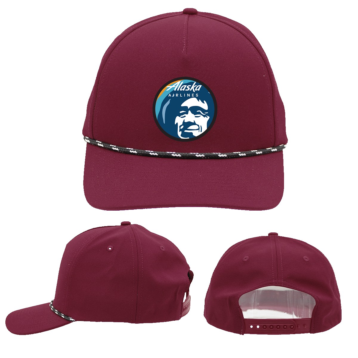 Picture of Performance Rope Hat, Leather Patch - Full Color Digital