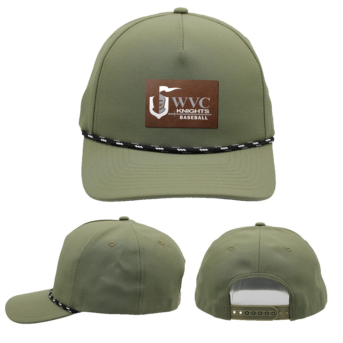 Picture of Performance Rope Hat, Leather Patch - Full Color Digital