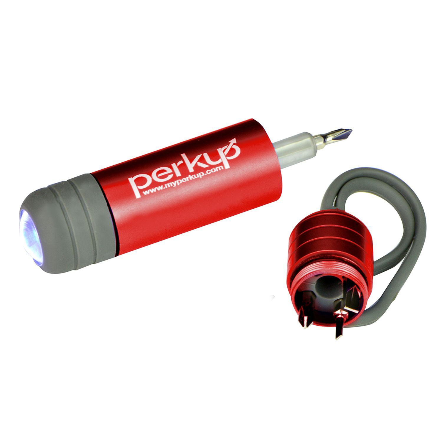 Picture of Silicone Strap Flashlight Screwdriver