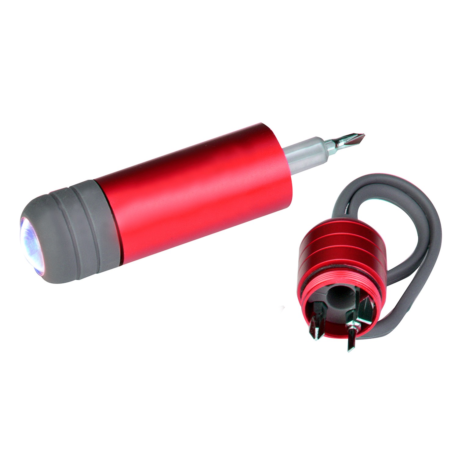 Picture of Silicone Strap Flashlight Screwdriver