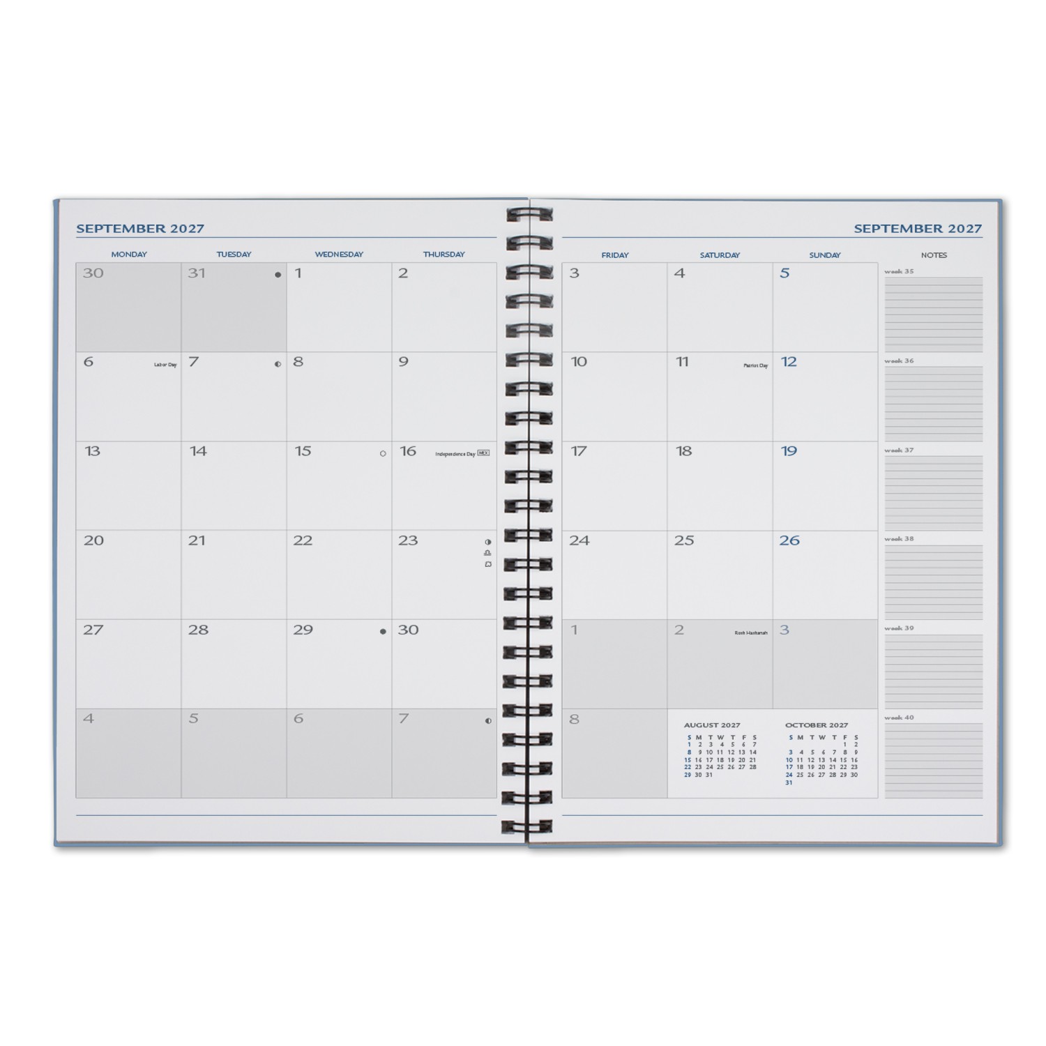 Picture of Castelli WireO Chia Grande XL White Monthly Diary