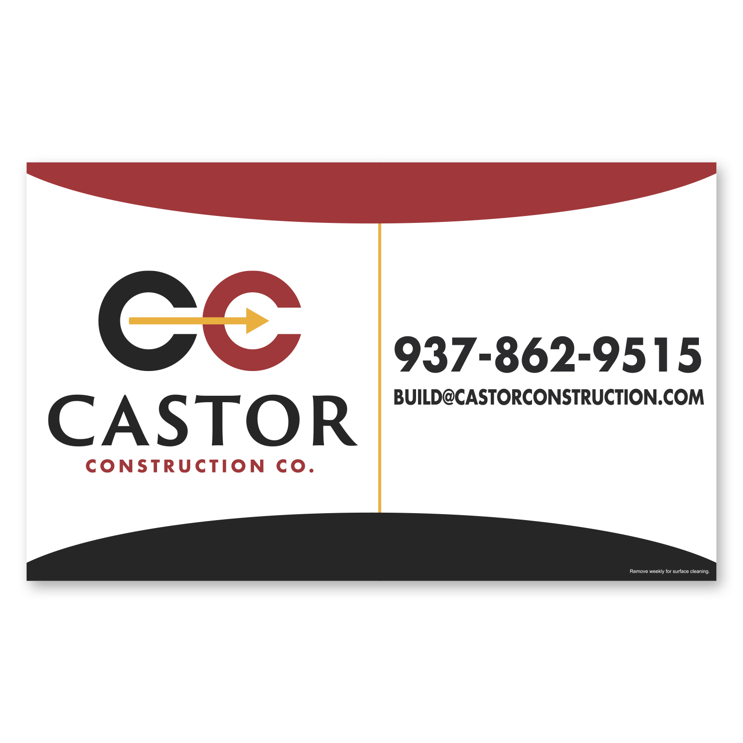 Picture of Car Sign Small Rectangle Magnet