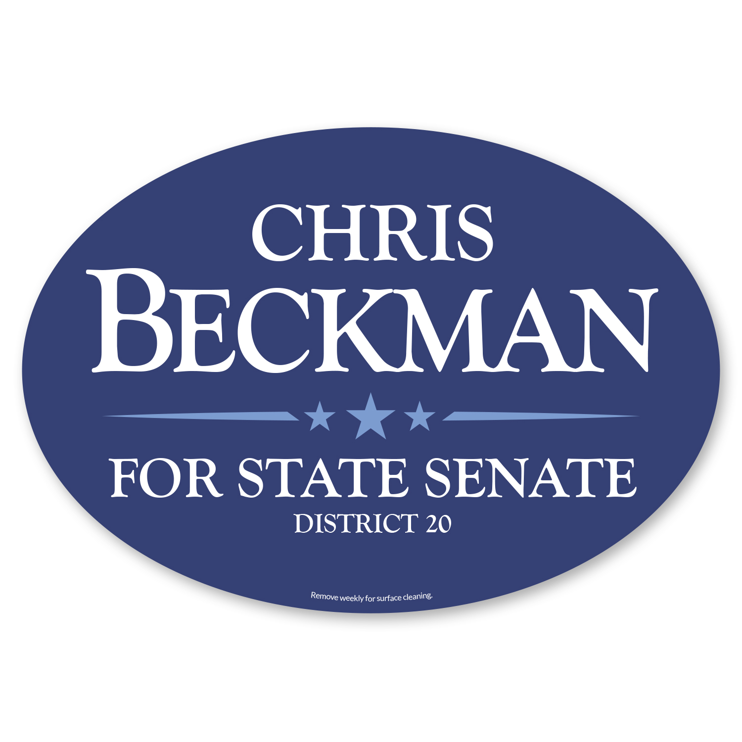 Picture of Car Sign Oval Magnet 11-1/8 x 16-1/2