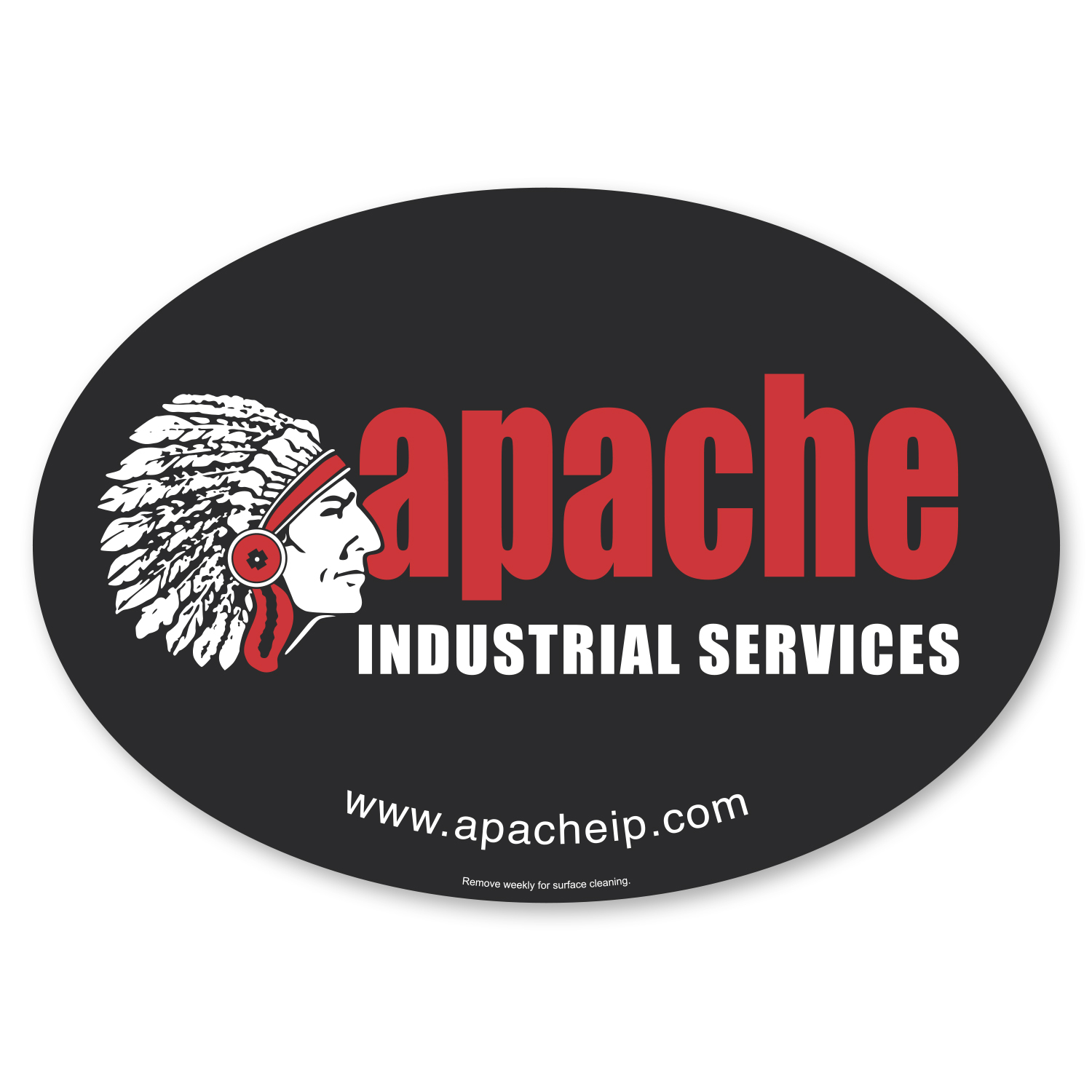 Picture of Small Oval Car Sign Magnet