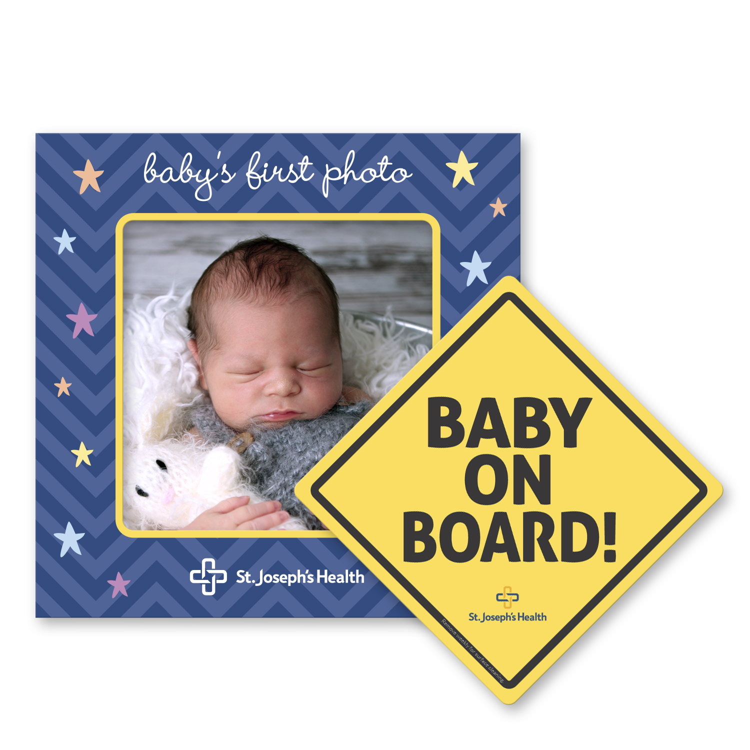 Picture of 2-in-1 Square Car Magnet w/Picture Frame