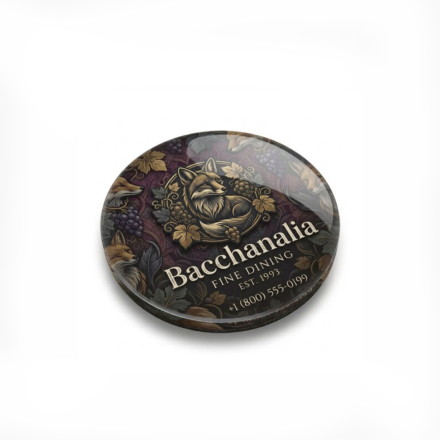 Picture of 1 1/2" Diameter Circle Acrylic Magnet