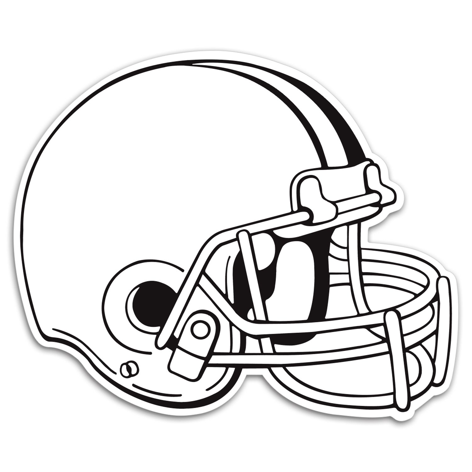 Picture of Small Helmet Car Sign Magnet