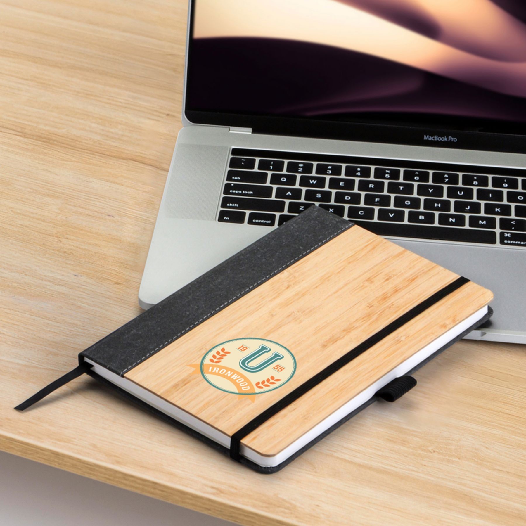 Picture of Fc Saratoga Horizon Bamboo & Leather Journal