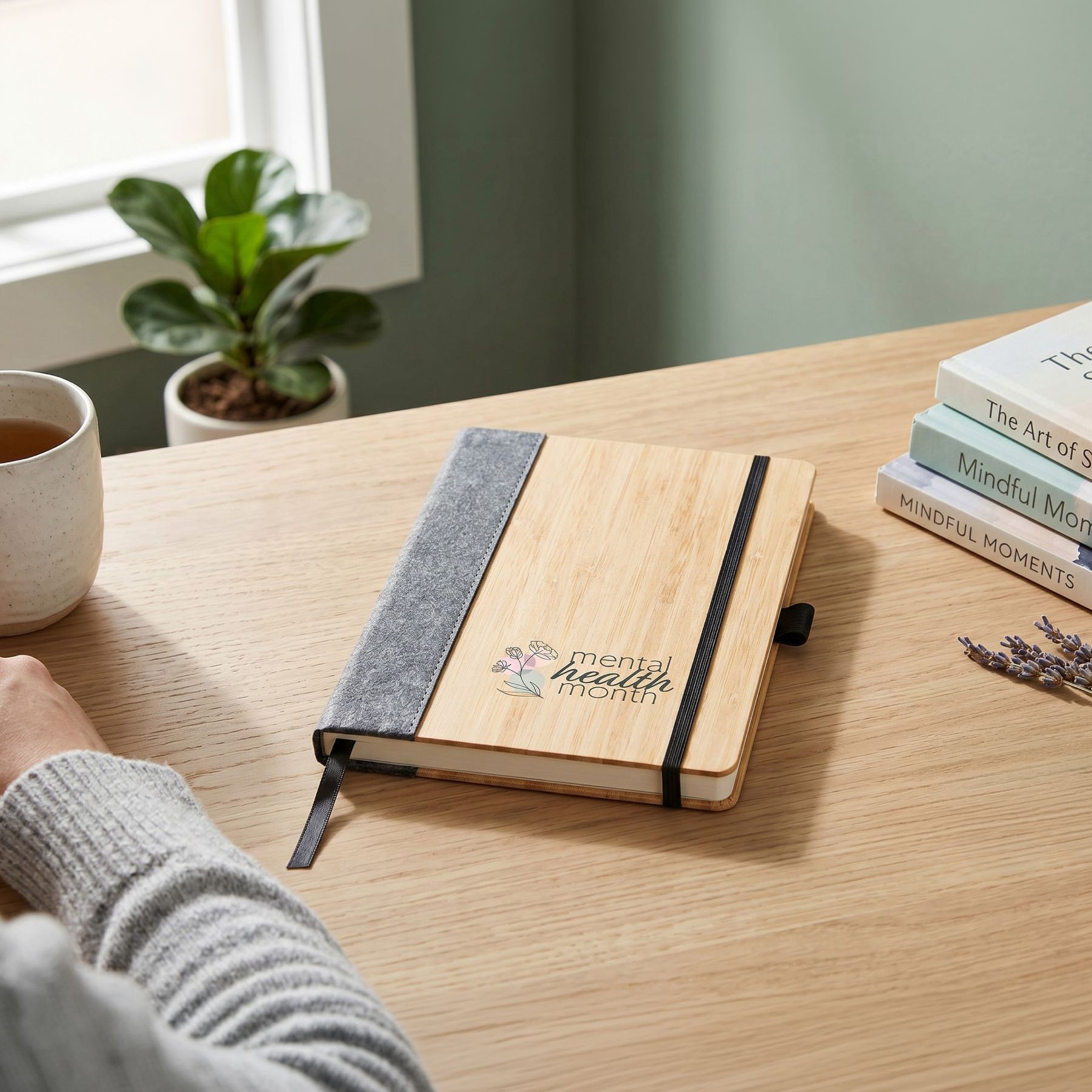 Picture of Fc Saratoga Horizon Bamboo & Leather Journal