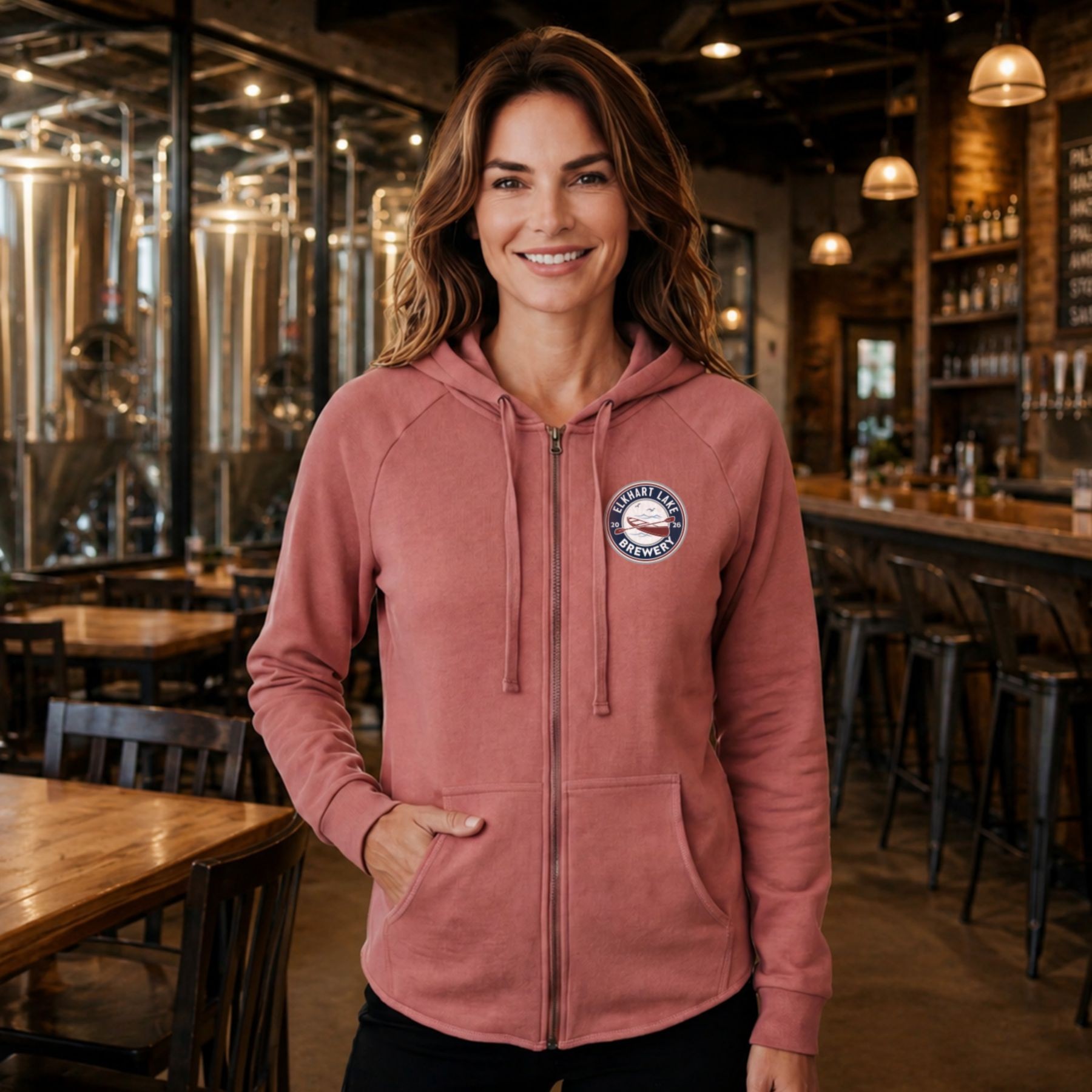 Picture of Coconut Creek Soft Full Zip Hoodie-Full Color Dtf
