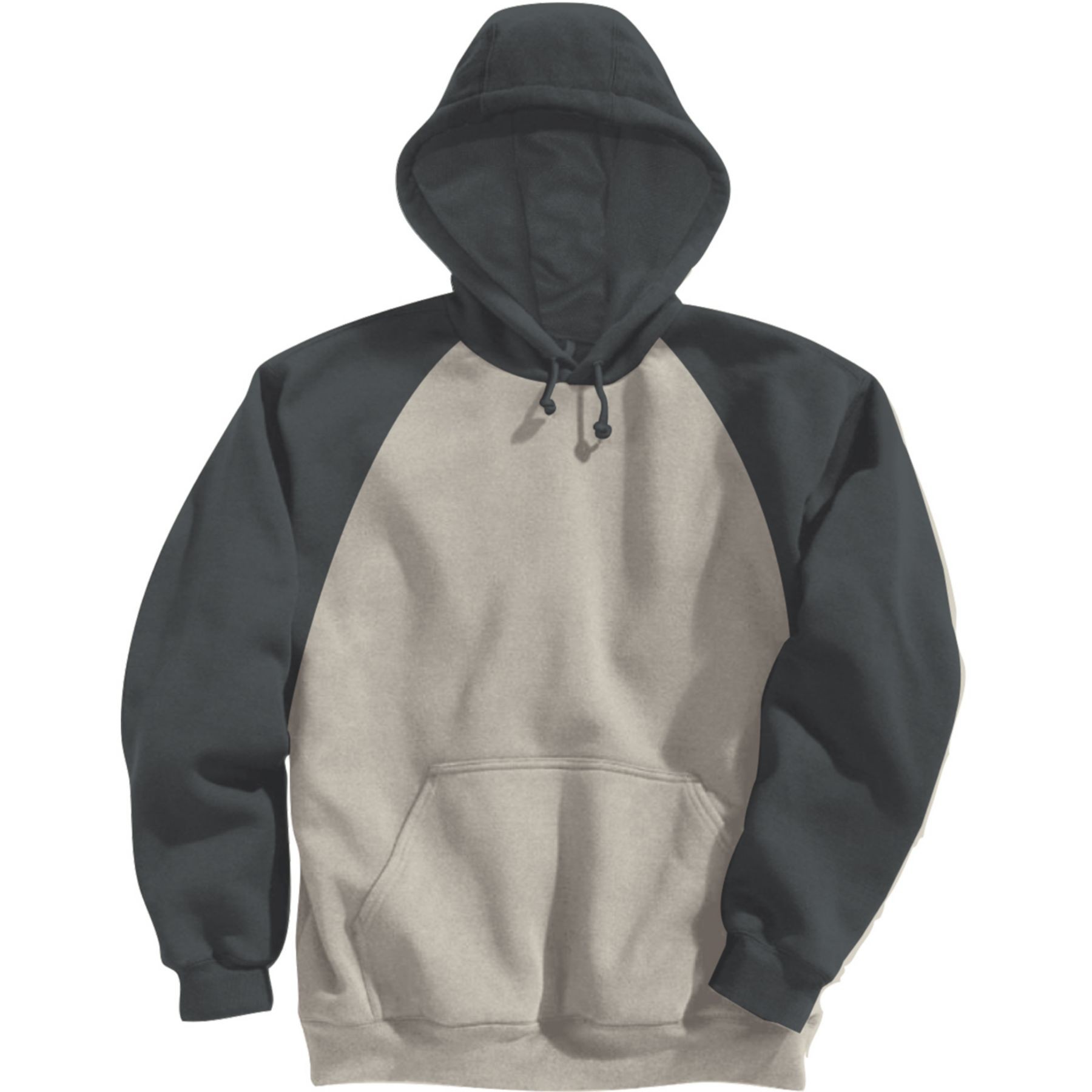 Picture of Adult Fleece Colorblock Baseball Hoodie-Screen
