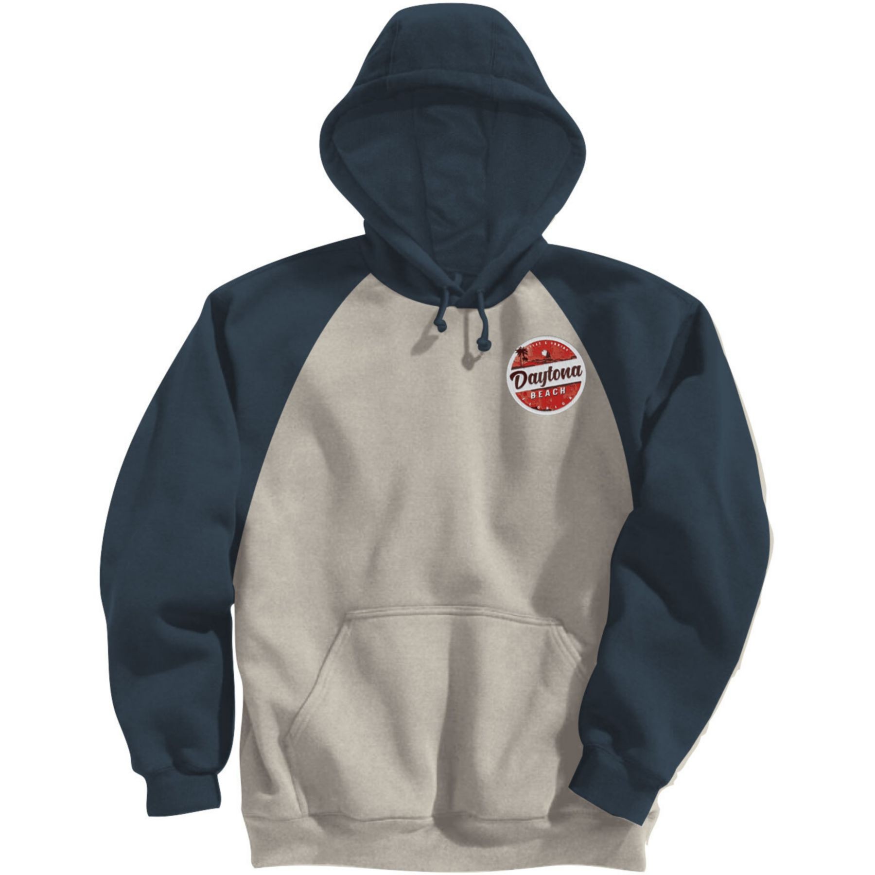 Picture of Adult Fleece Colorblock Baseball Hoodie - Emb