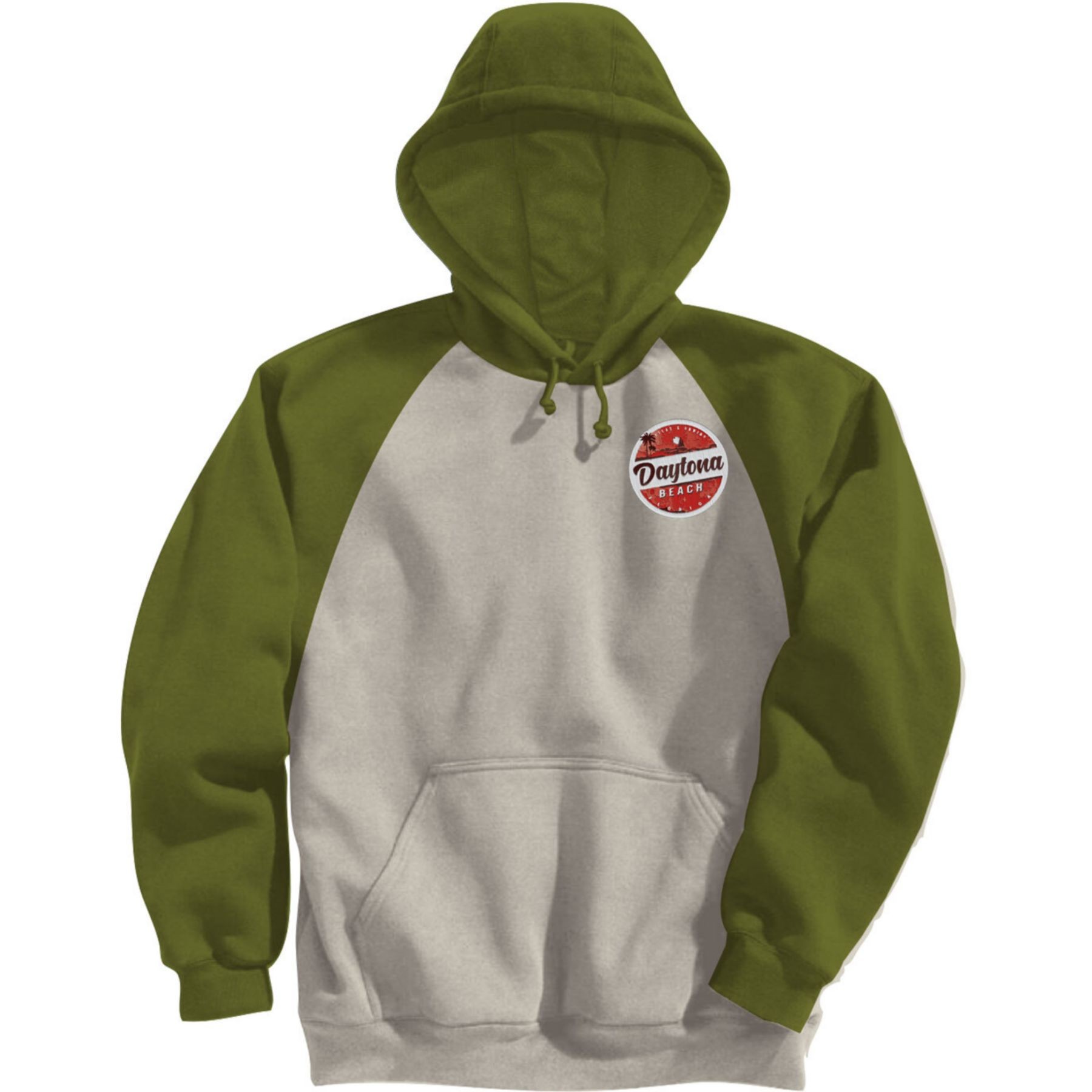 Picture of Adult Fleece Colorblock Baseball Hoodie - Emb