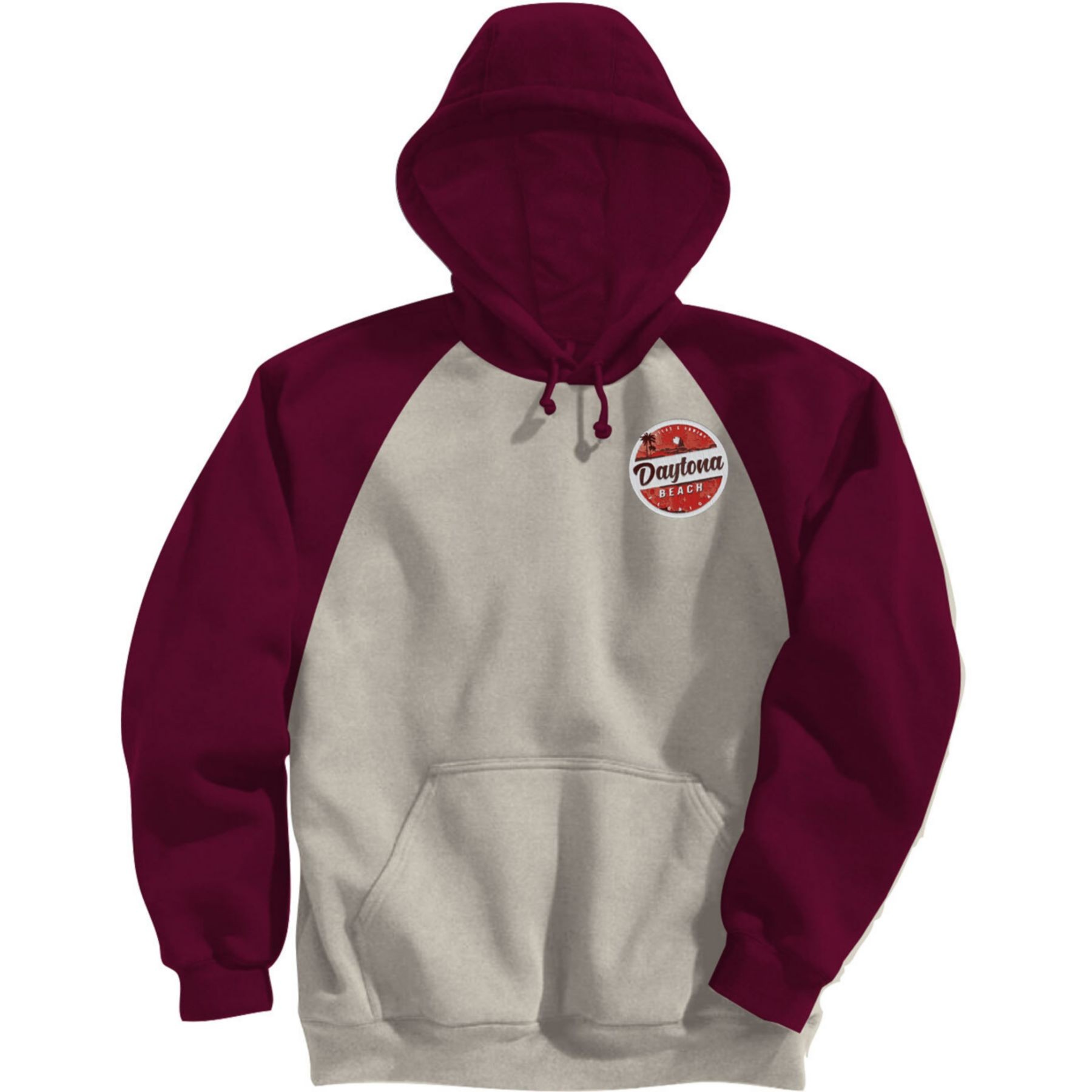 Picture of Adult Fleece Colorblock Baseball Hoodie - Emb