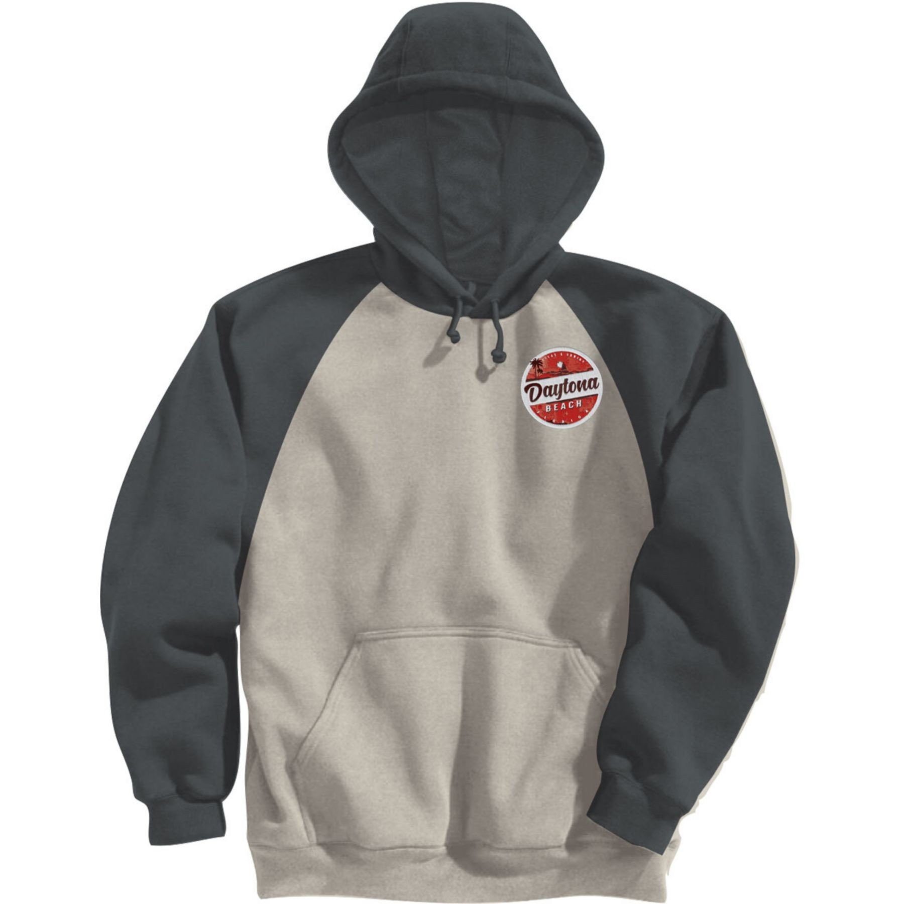 Picture of Adult Fleece Colorblock Baseball Hoodie - Emb