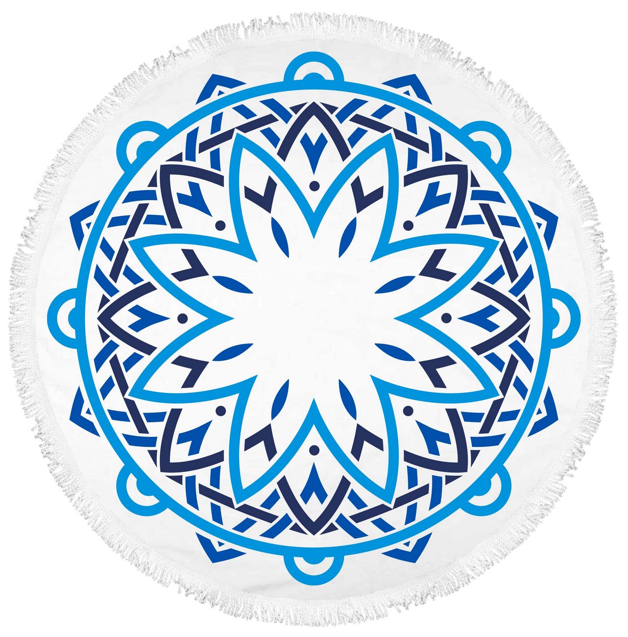 Picture of Mandala Fringe 360° Round Beach Towel™