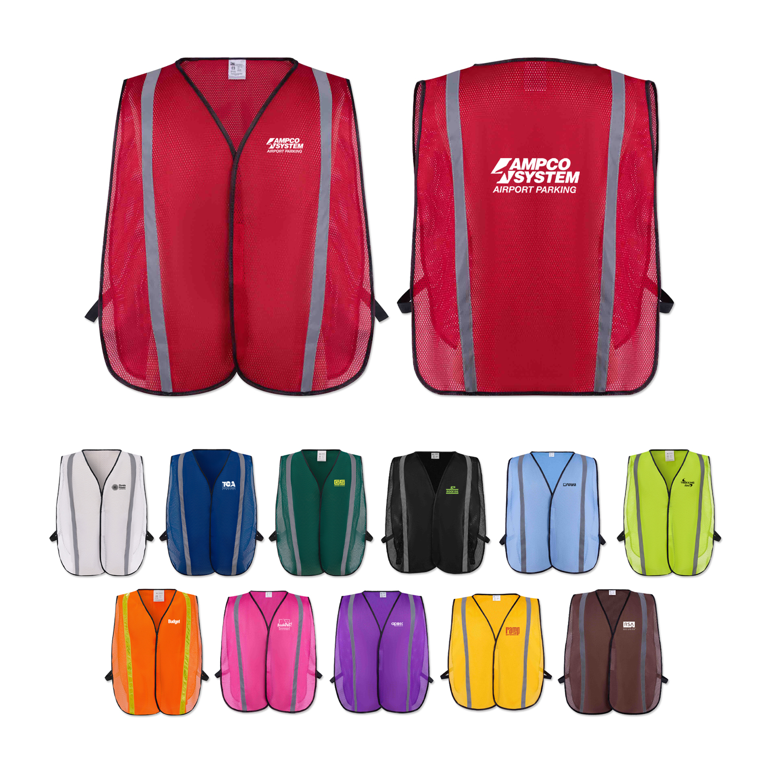 Picture of Poly Mesh Non-ANSI Safety Vest
