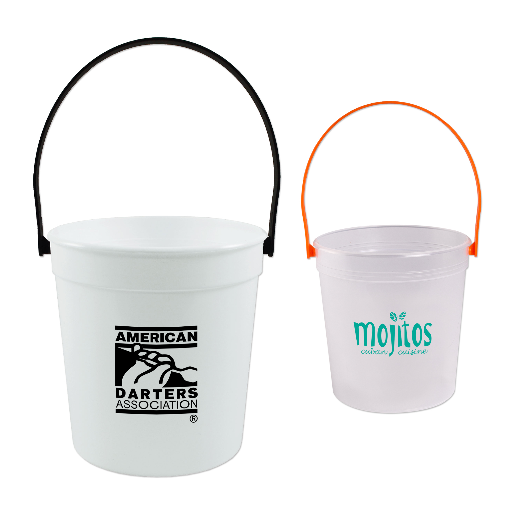 Picture of 32 Oz. Plastic Rum Bucket w/Mix & Match Color Handle