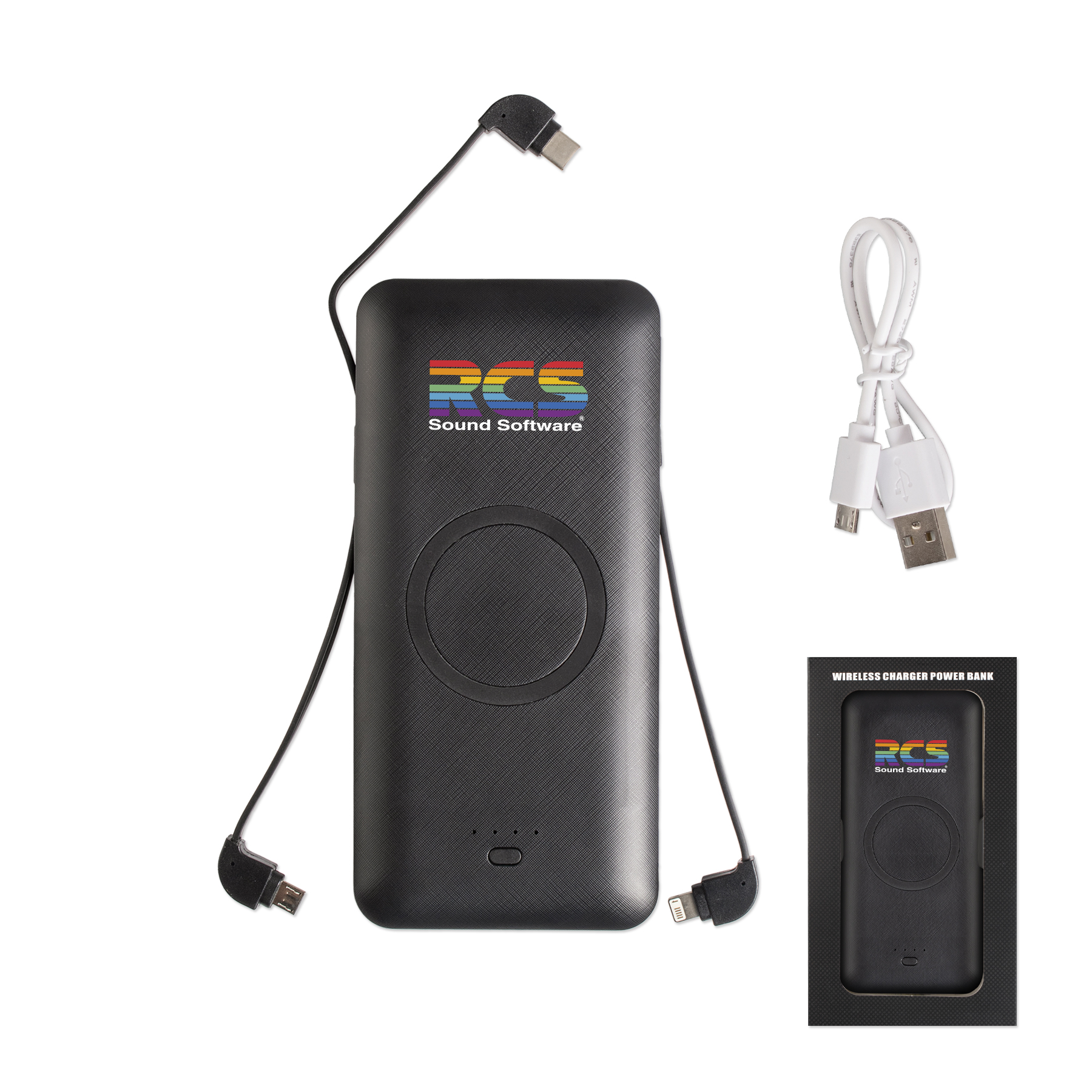 Picture of 5000 mAh Universal Power Bank w/Wireless Charging