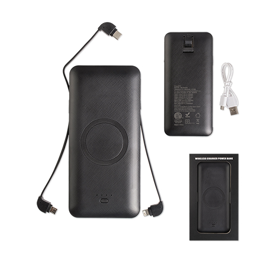 Picture of 5000 mAh Universal Power Bank w/Wireless Charging