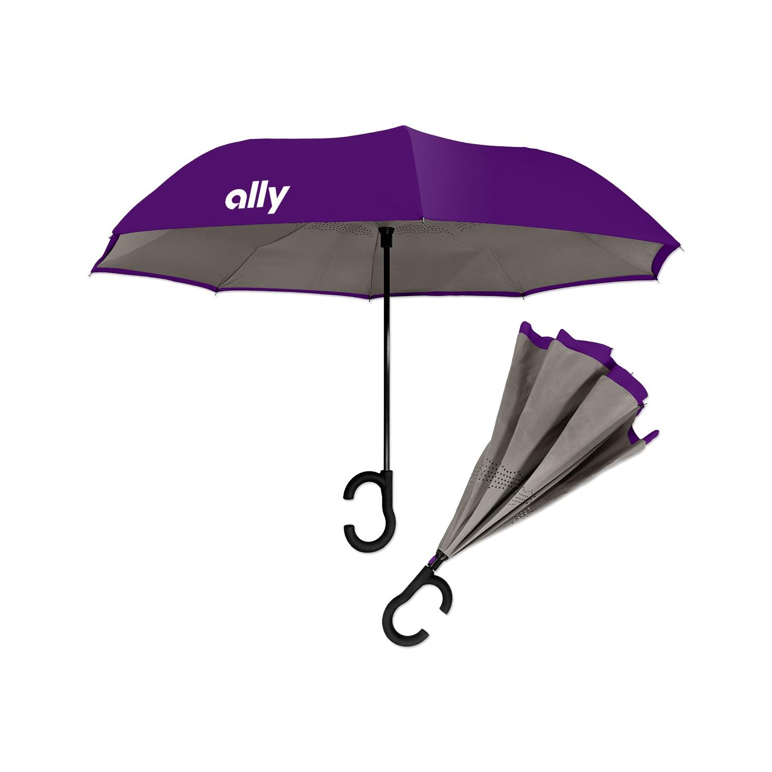 Picture of Dual-Tone Inverted Umbrella