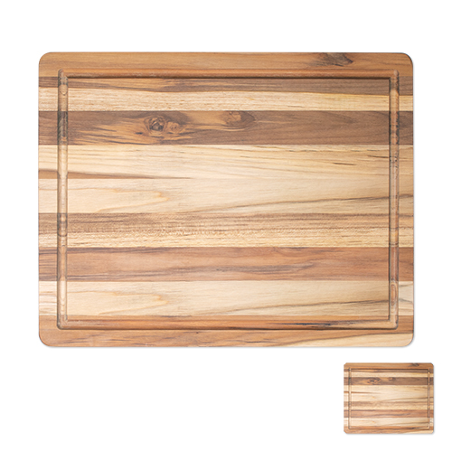 Picture of Teak Wood Cutting Board w/Juice Groove (18"x 14"x ¾")
